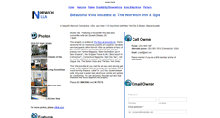 Desktop Screenshot of norwichvilla.com